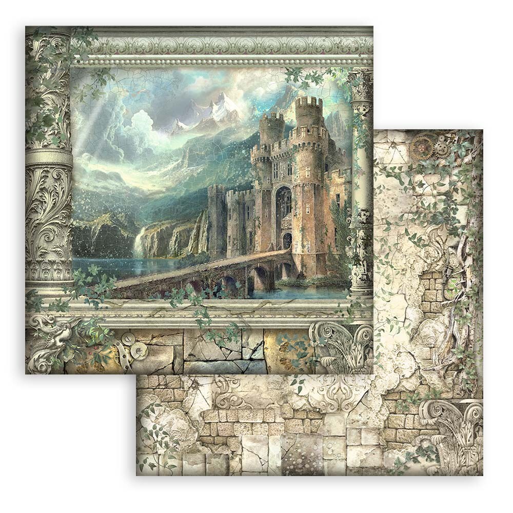 Stamperia MAGIC FOREST 8x8 Paper Pad 10 Sheets SBBS78
