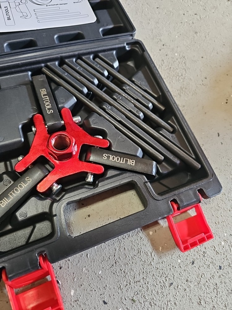 BILITOOLS Harmonic Balancer Puller Tool 91387 Adjustable 3-Jaw Puller