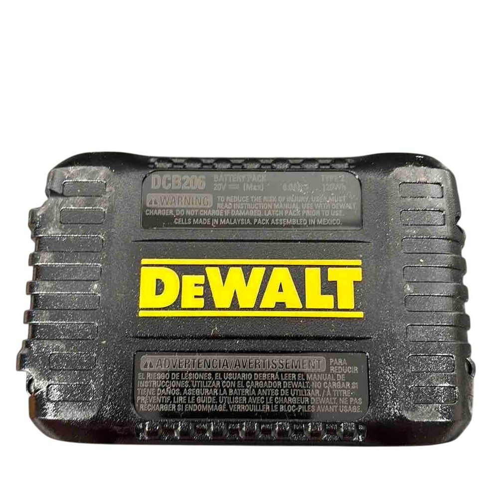 DeWalt DCB206 20V MAX Lithium Ion 6.0Ah Battery Pack