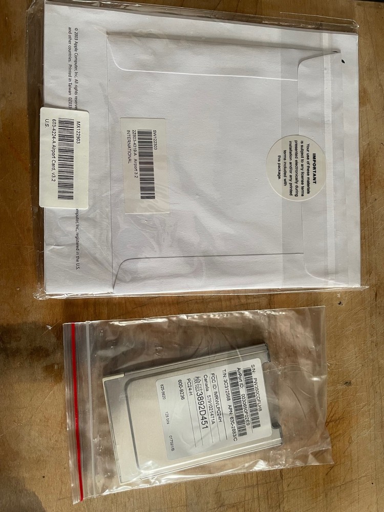 apple airport card, v 3.2, 128 bits