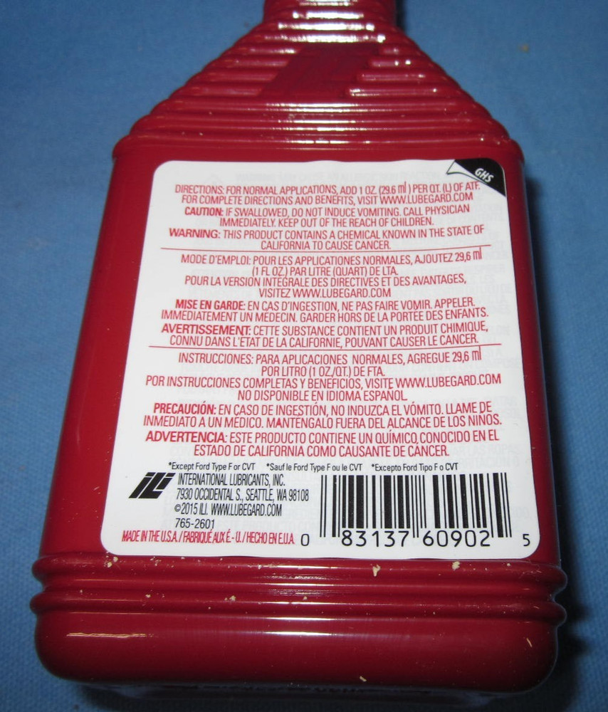Lubegard 60902 Automatic Transmission Fluid Protectant, 10 oz.