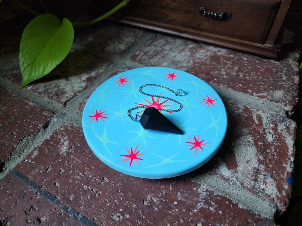 Coaster Pendulum Crystal Board