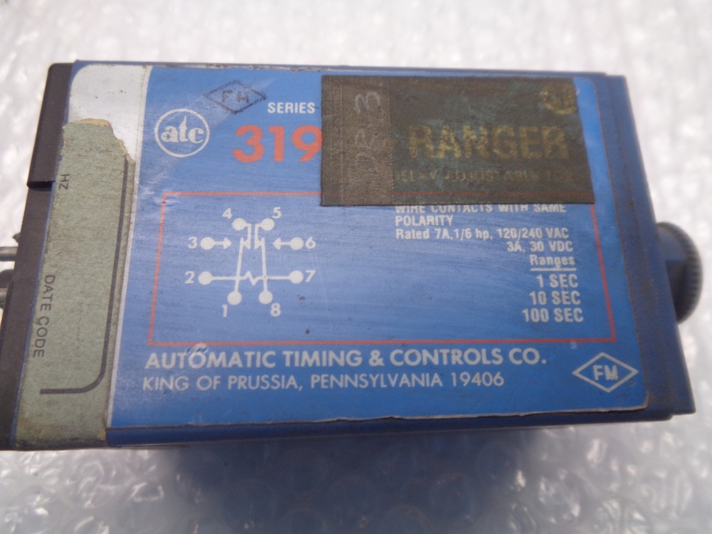 ATC 319 TIMING RELAY UNMP