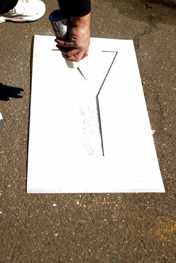 Individual Letter and Number Stencils 8"