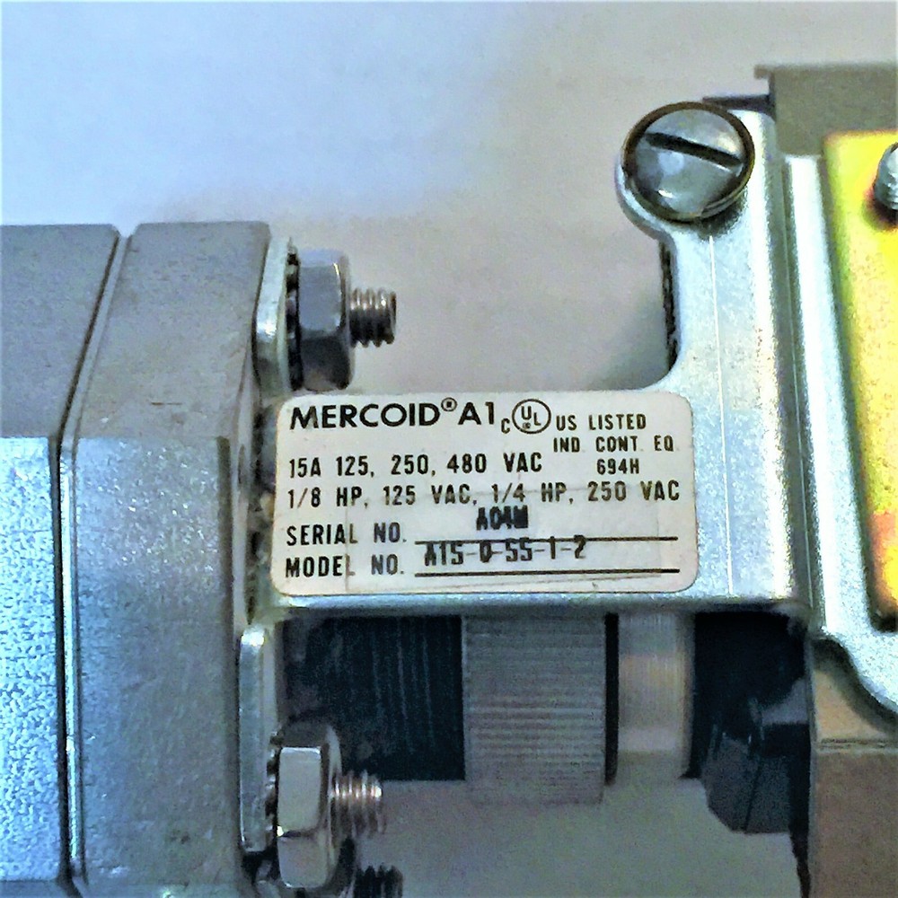 MERCOID A1 / A1S-O-SS-1-2 PRESSURE SWITCH