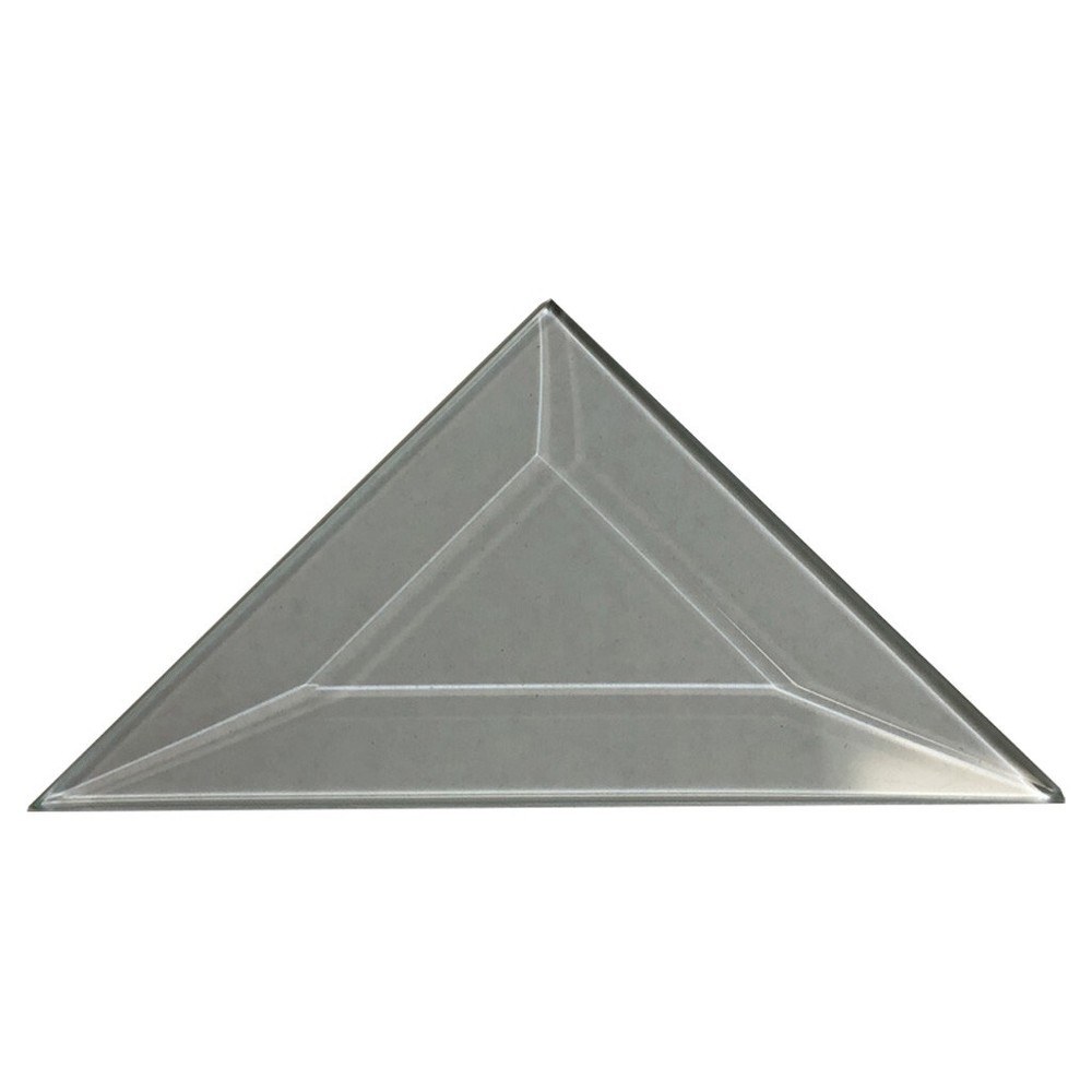 3"x4-1/4" Clear Triangle Glass Bevel 10Pack