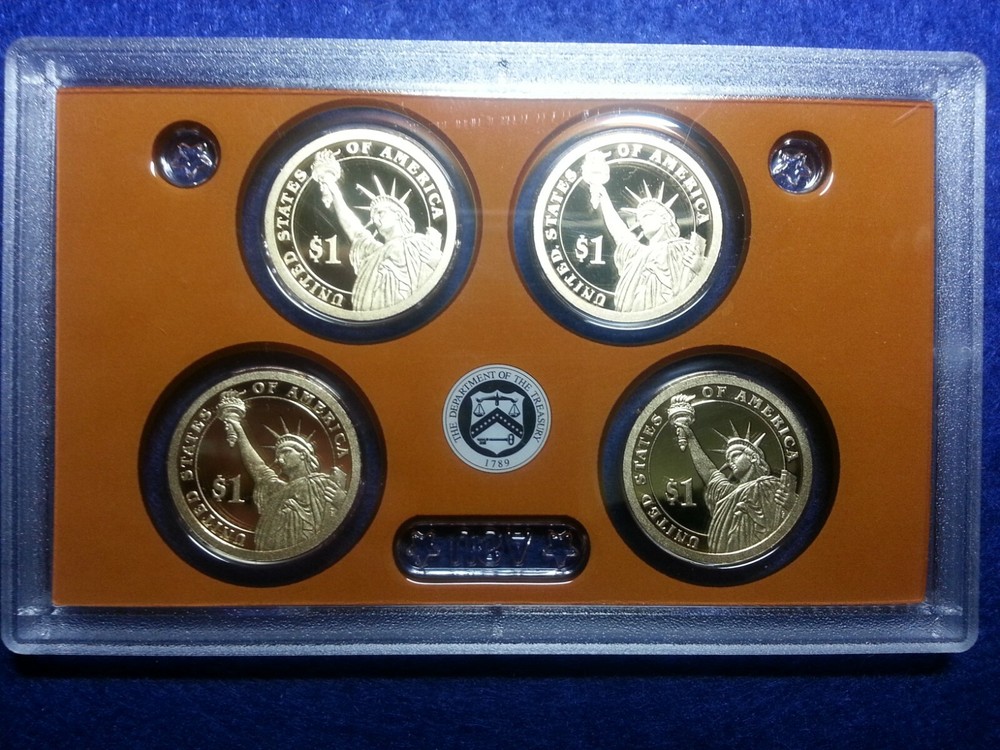 2013 S Presidential Dollar Proof Set No Box or COA