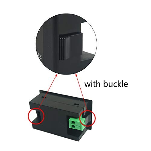 Digital AC Voltage Frequency Meter, AC 80-500V Voltmeter 45-65Hz Black