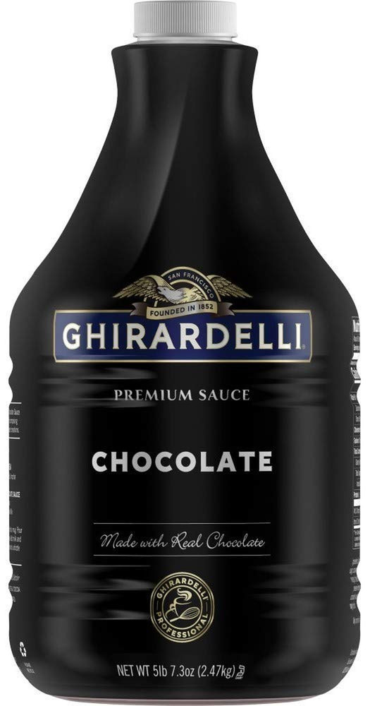 premium sauce chocolate net wt 5lb 7.3oz