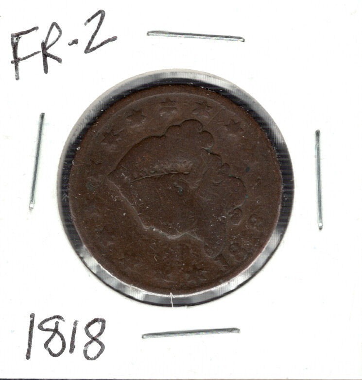1818 LARGE CENT MATRON HEAD