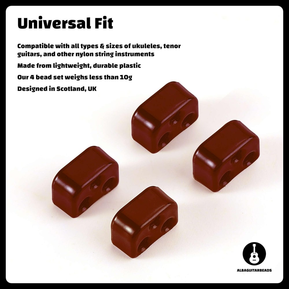 in Brown gloss for Ukulele, for Nylon Ukulele Strings