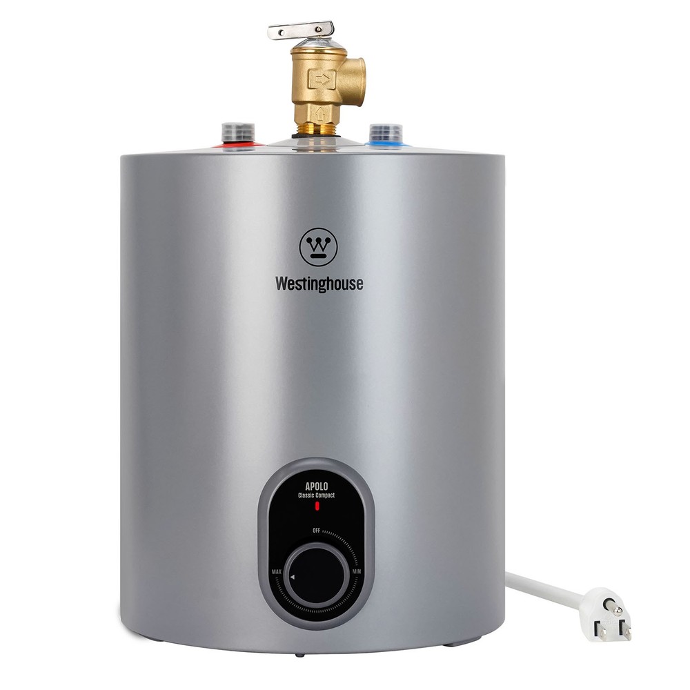 1.5 Gallon Electric Mini Tank Hot Water Heater 1440W Compact Storage Tank Heater