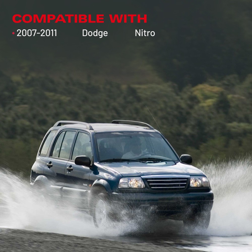 For 2007-2011 Dodge Nitro Rear Left Power Window Regulator with Motor and Panel