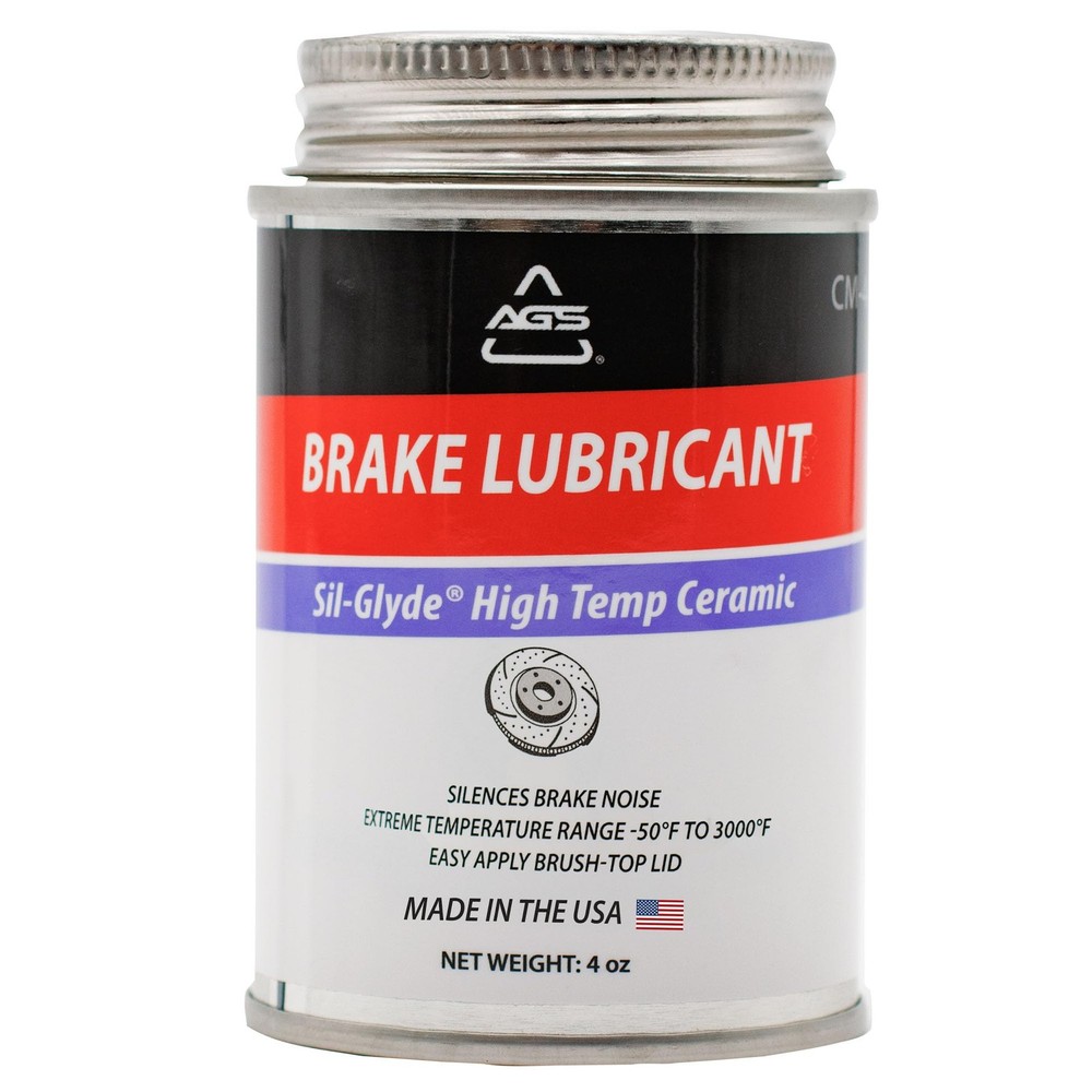AGS Automotive Solutions Brush Top Can Ceramic-Glyde Silicone Brake 4oz