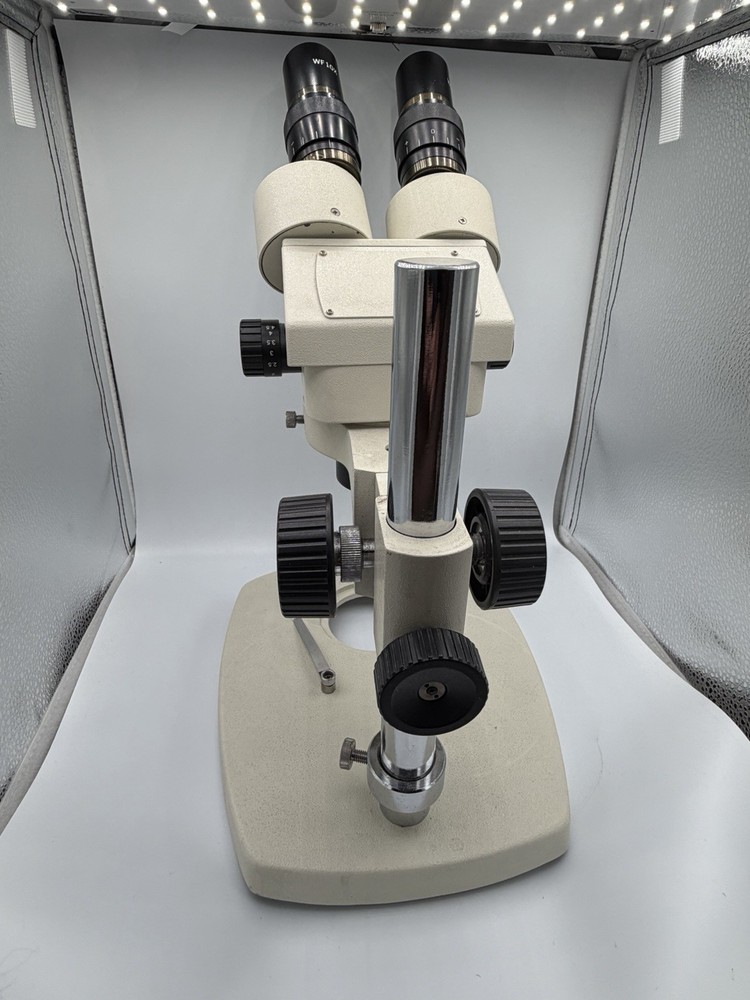Binocular Stereo Microscope Upright WF10X Adjustable Zoom 0.7x-4.5x