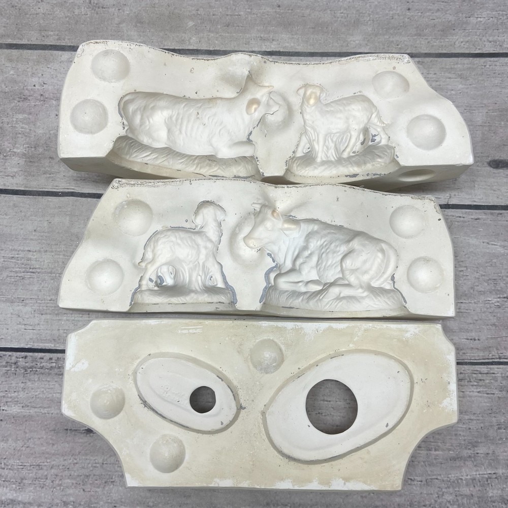 Atlantic Mold Ceramic Casting Mold Nativity Animals Figurine #A-47
