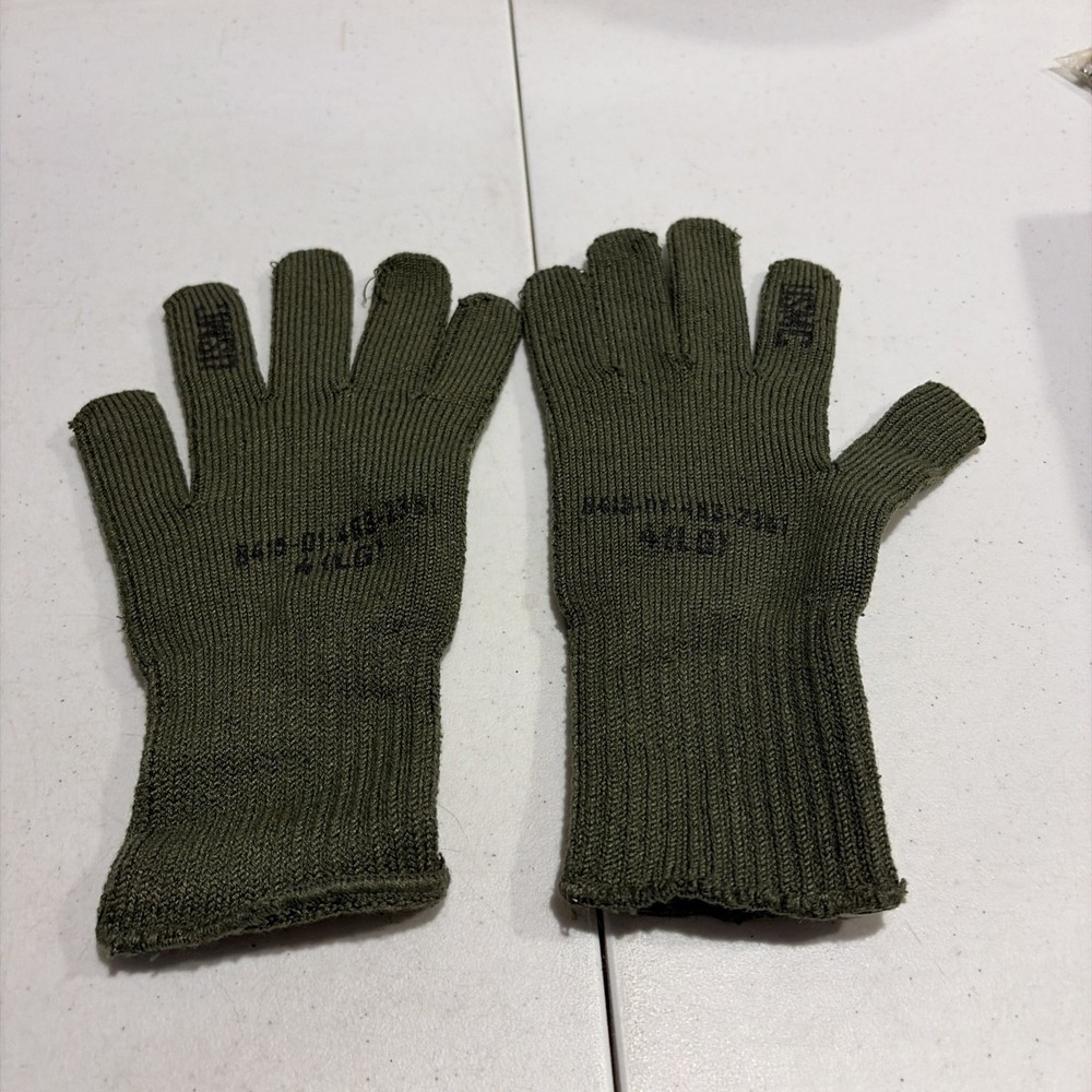 USMC Green Dot Gloves Standard Issue Size 4 (LG) Large