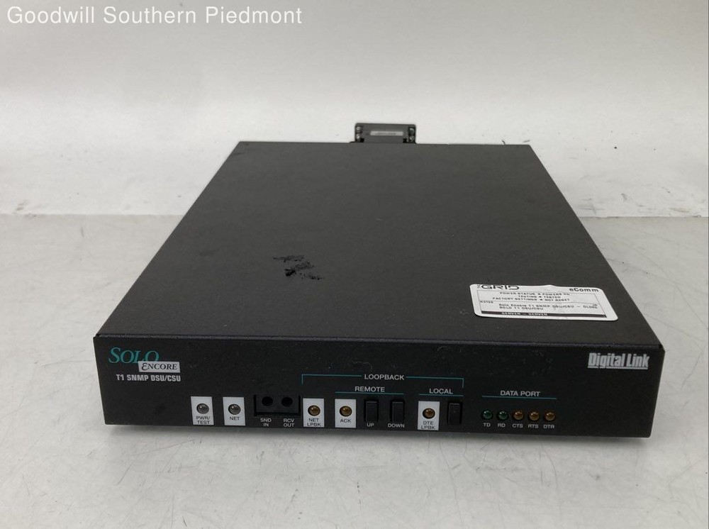 Quick Eagle DL085 Solo T1 SNMP DSU CSU - Tested
