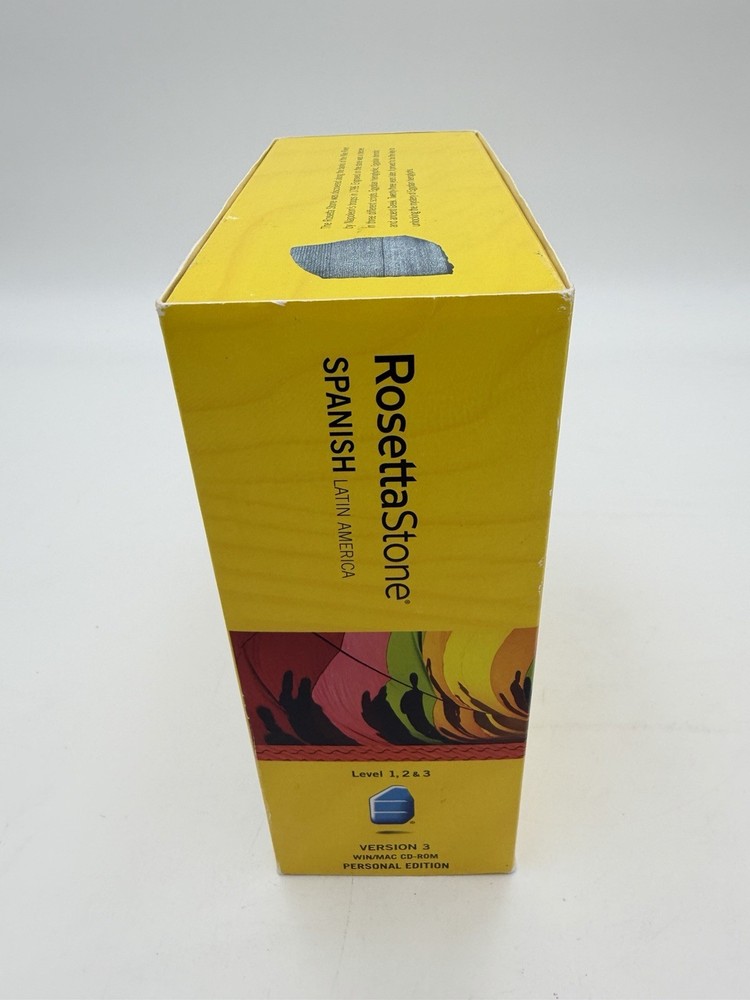 ROSETTA STONE ESPANOL Level 1, 2 & 3 Spanish Interactive Software CD's Version 3
