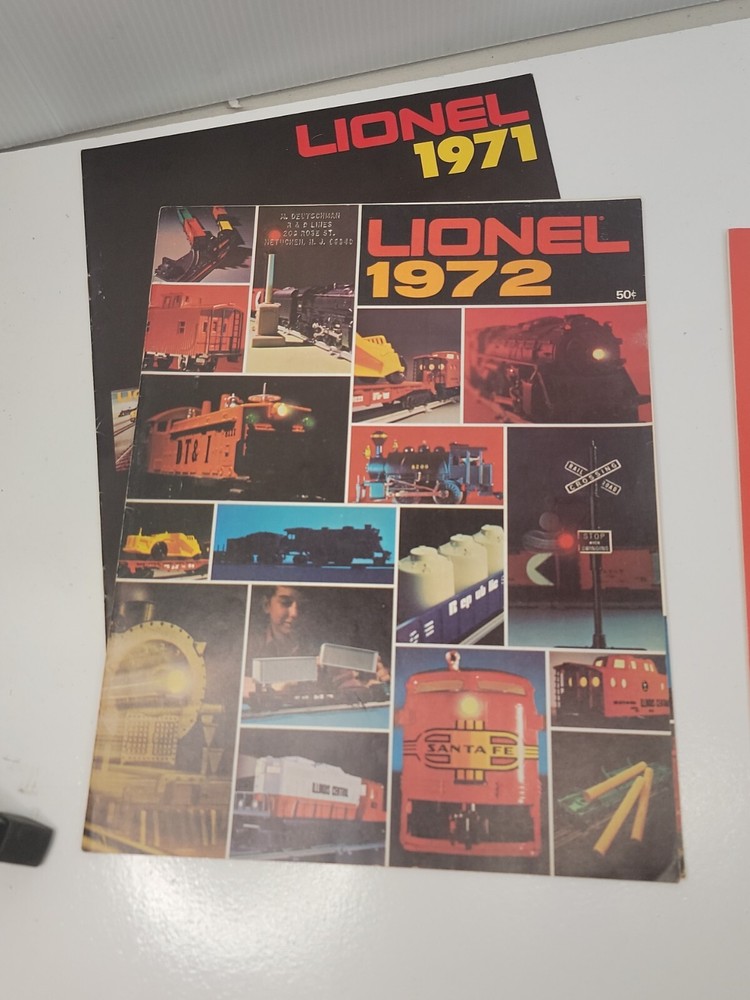 Lionel Train Catalog 1970's Lot