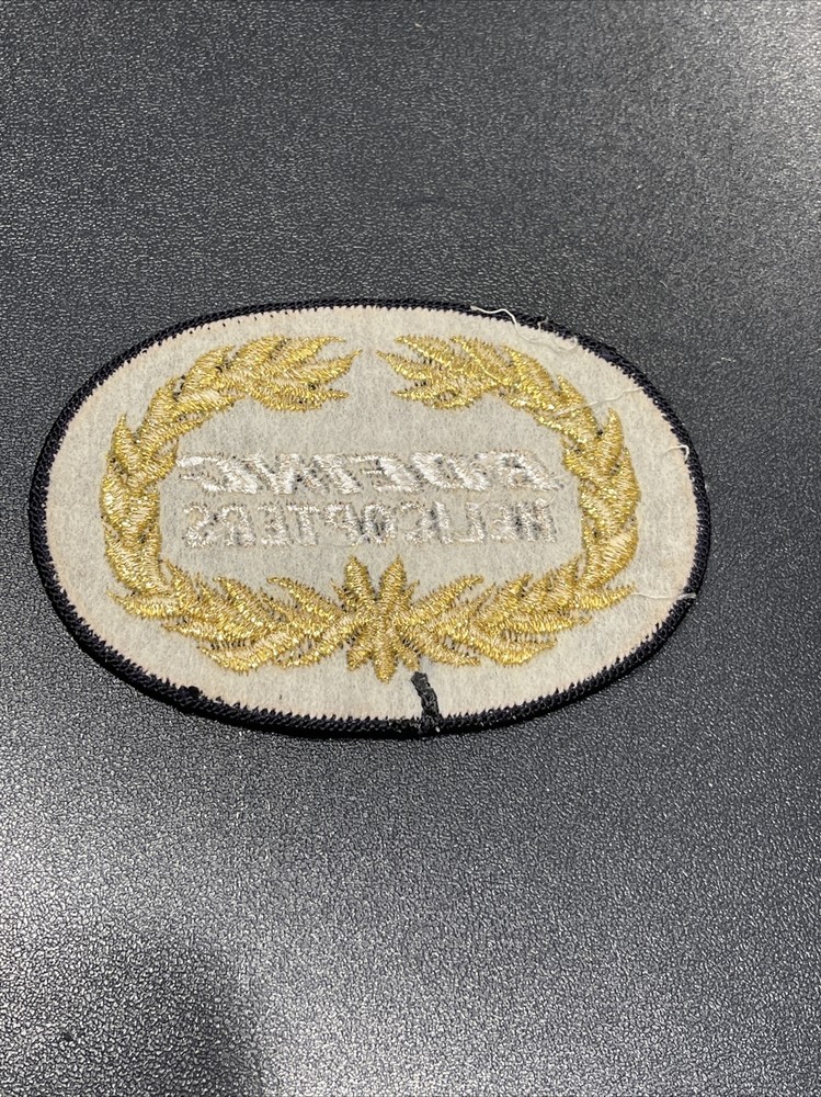 VINTAGE BOEING HELICOPTERS UNIFORM PATCH 4 1/4"