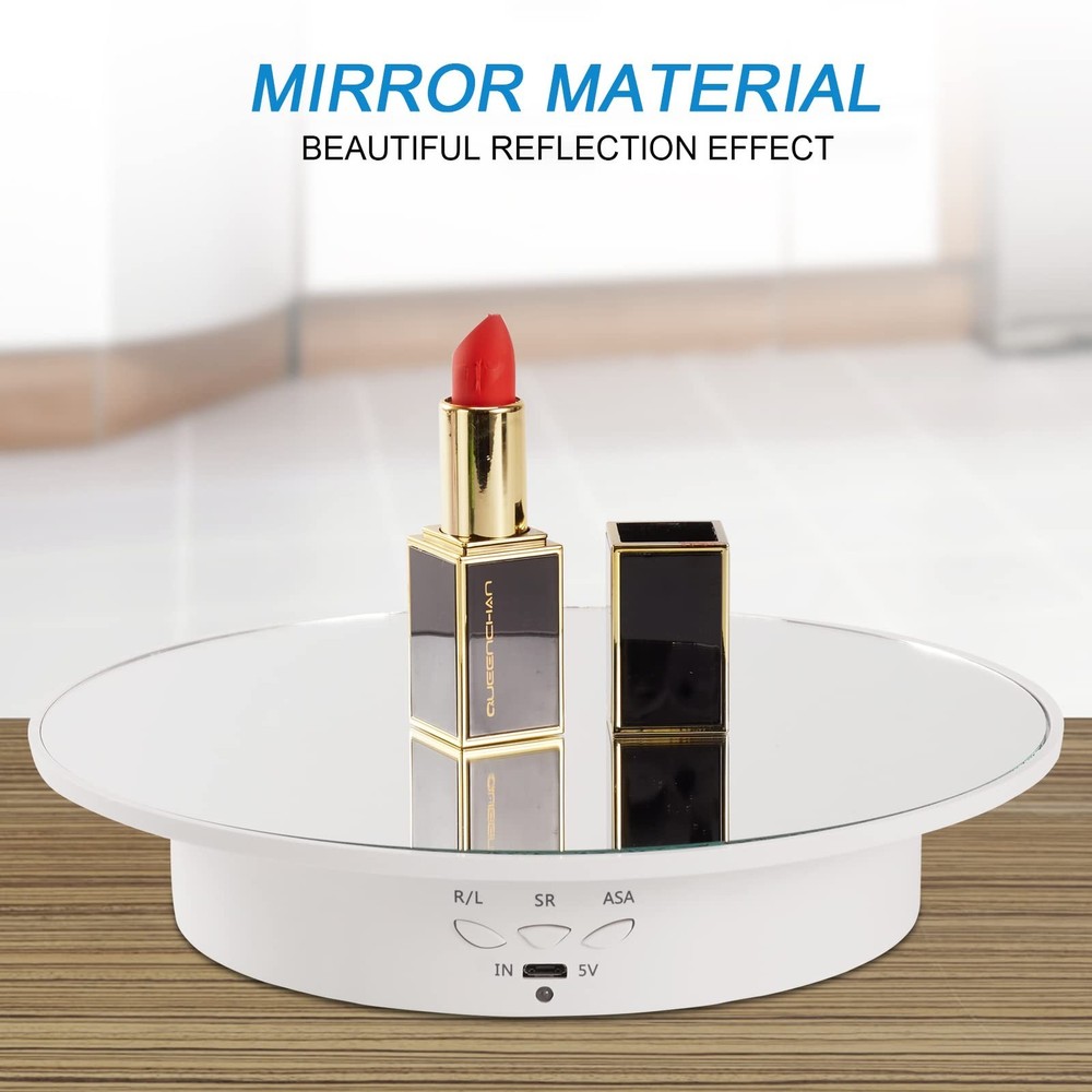 7.87'' Rotating Display Stand Motorized Rotating Display Stand, 22 lbs Load R...