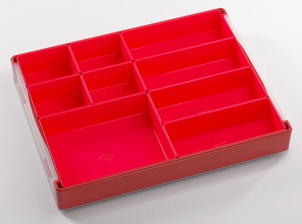 Gamegenic Token Silo (Red) - Modular Token Storage Container