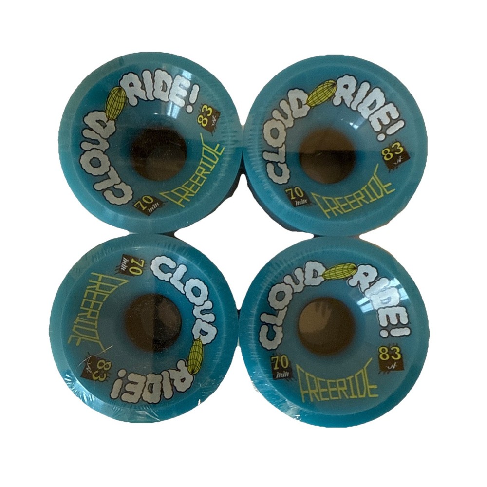 Cloud Ride Freeride 70mm 83a 4-Pack Longboard Wheels