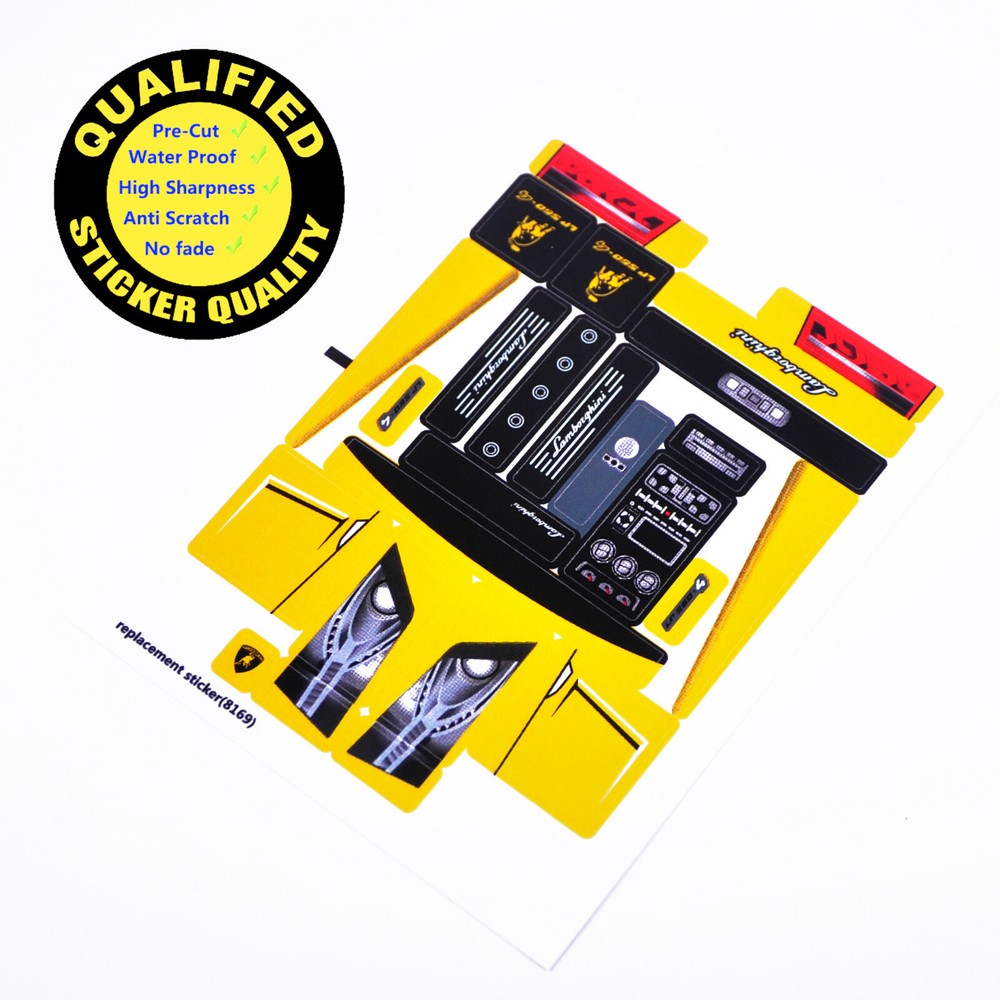 Replacement sticker for set 8169 Precut sticker