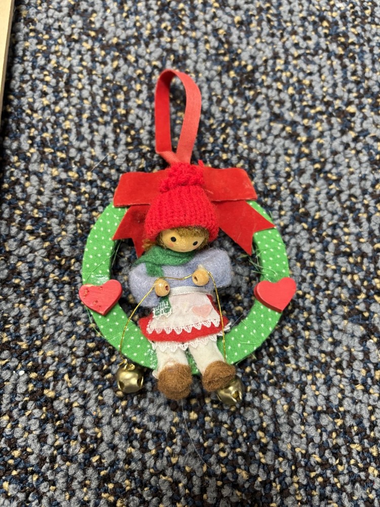 Hanging Maid with Bells Ornament