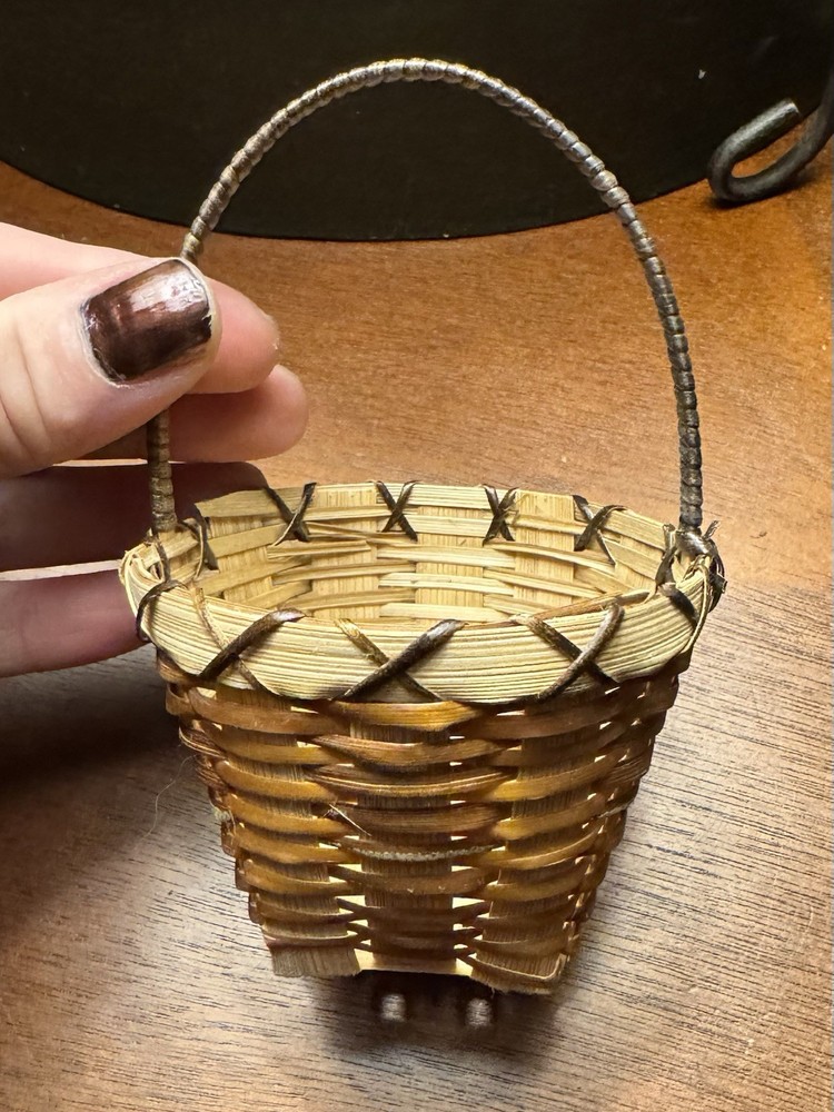 Mini Woven Basket, New