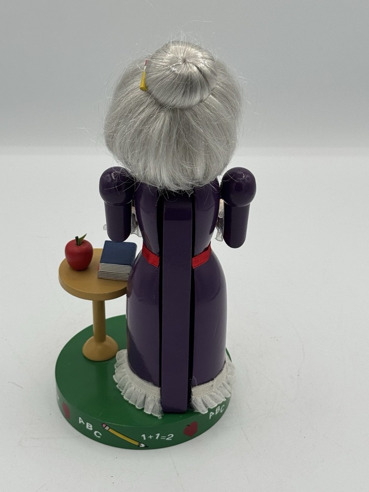 10” School Teacher Nutcracker 2001 Nutcracker Village