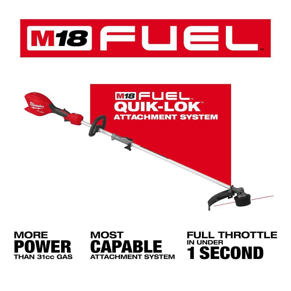 Milwaukee M18 Fuel String Trimmer With Quik-Lok (Bare Tool)