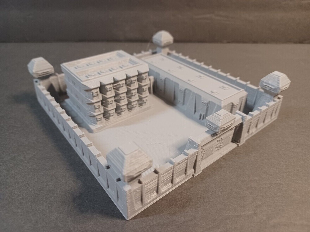 Security Complex - Tabletop Wargame Terrain Compatible With Battletech