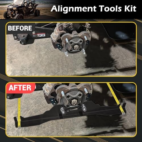 2Pcs Toe Alignment Tool Plates,Stainless Steel Wheel Alignment Tool Toe BLACK