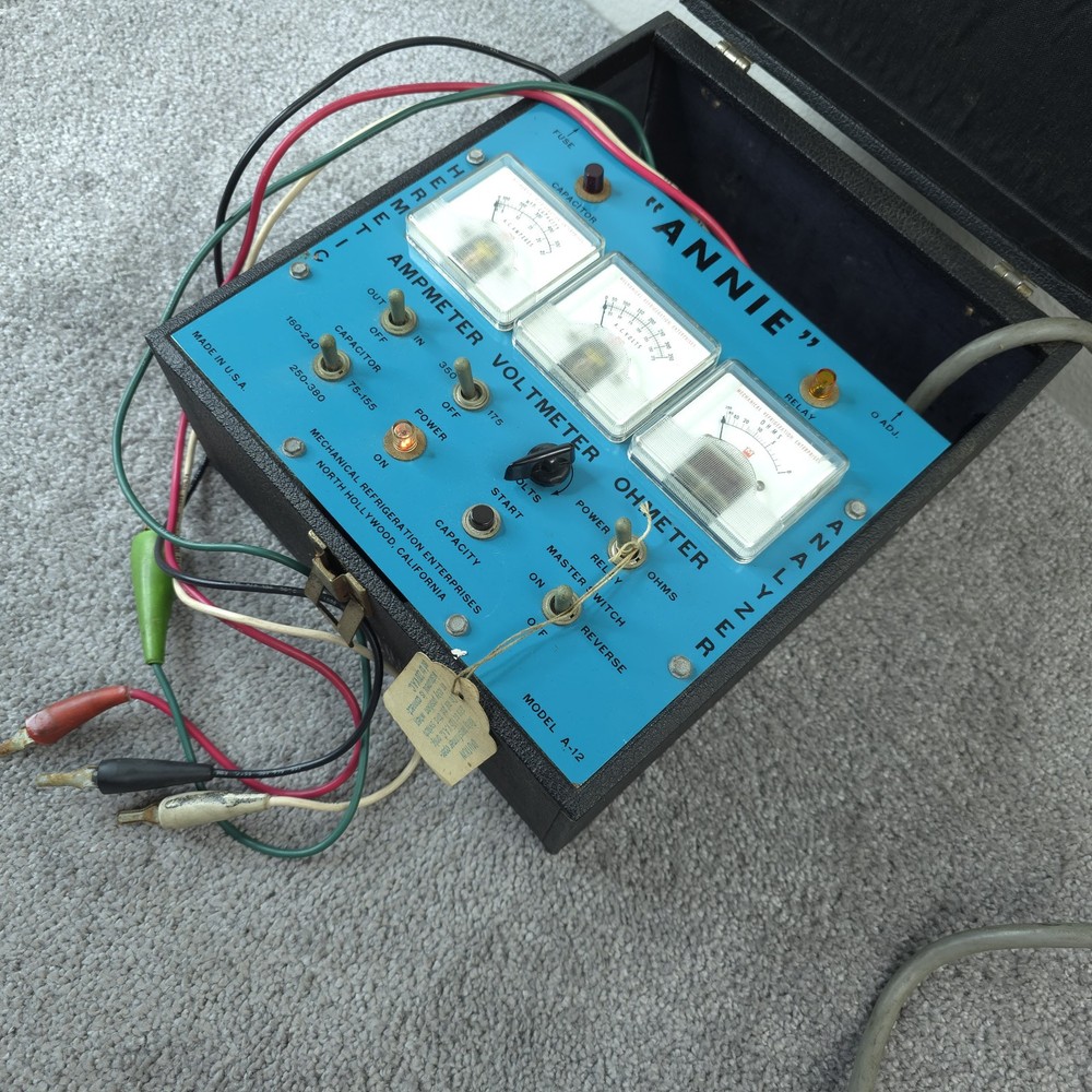 Imperial Eastman Model A-12 Annie Hermetic Unit & Component Analyzer POWERS ON