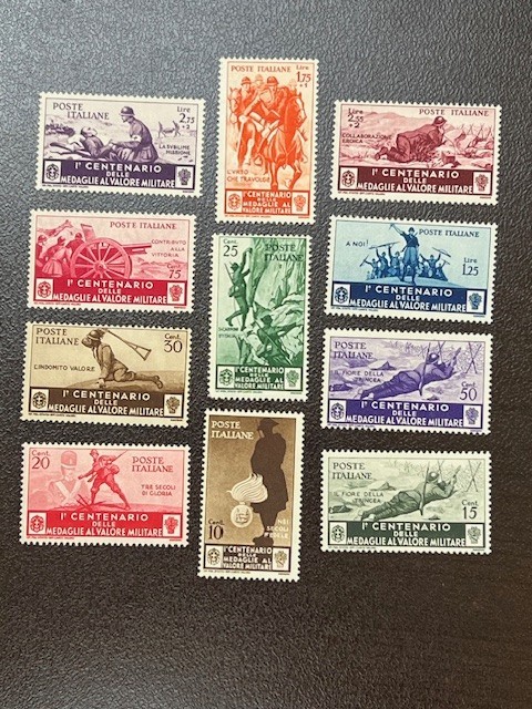 Italy 1934 Group #331-341 Mint Hinged 2Y219