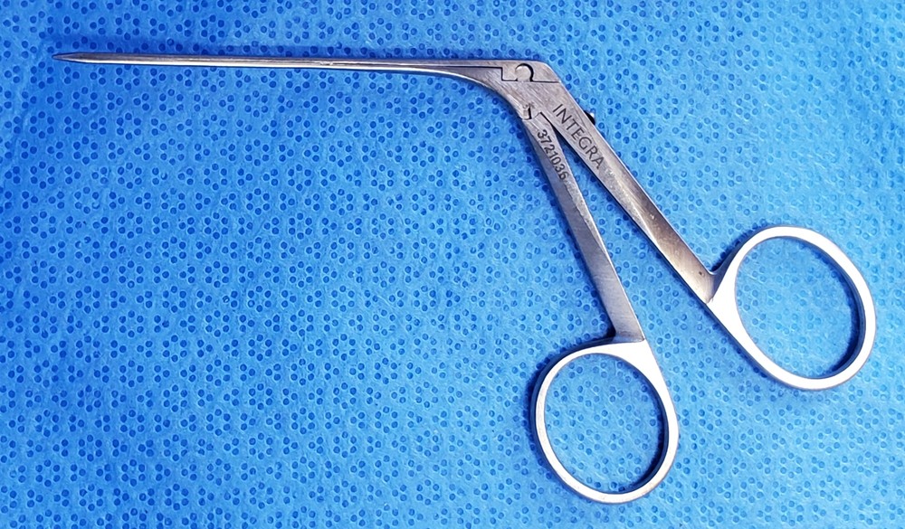 Integra 3721036 Alligator Forceps, Very Fine, Serrated, Straight