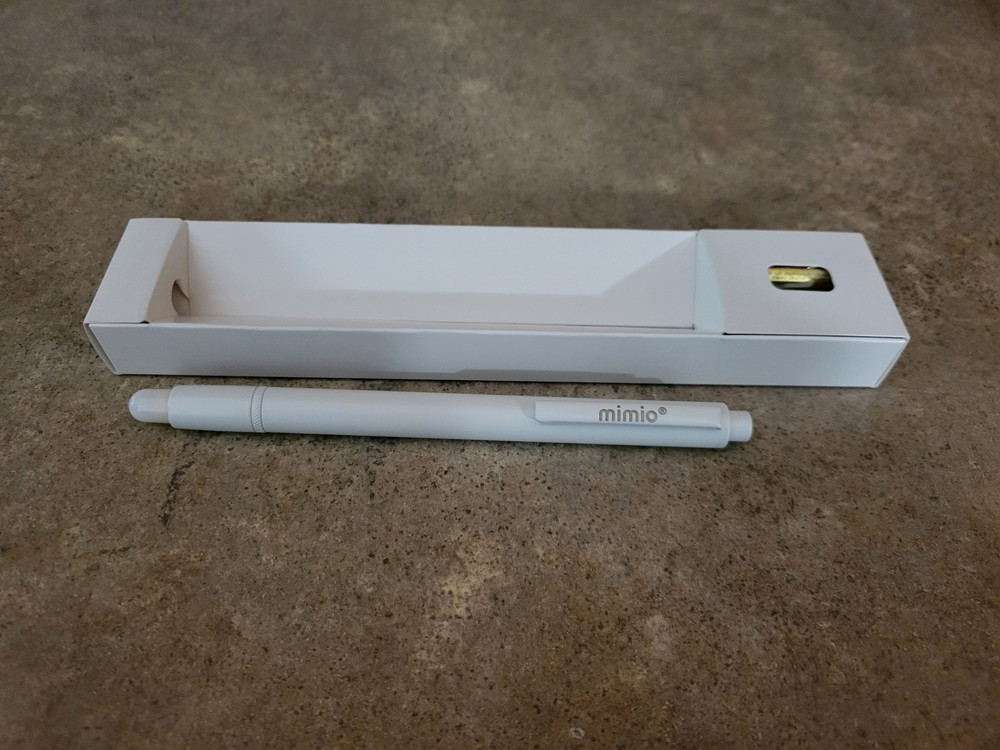 MIMIO Replacement IR LIGHTPEN WHITE WITH BATTERIES L4-2