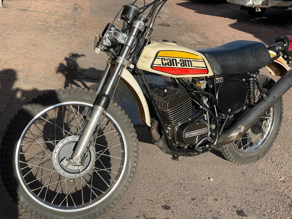 1975 Can Am 250 TNT Throttle and Switch