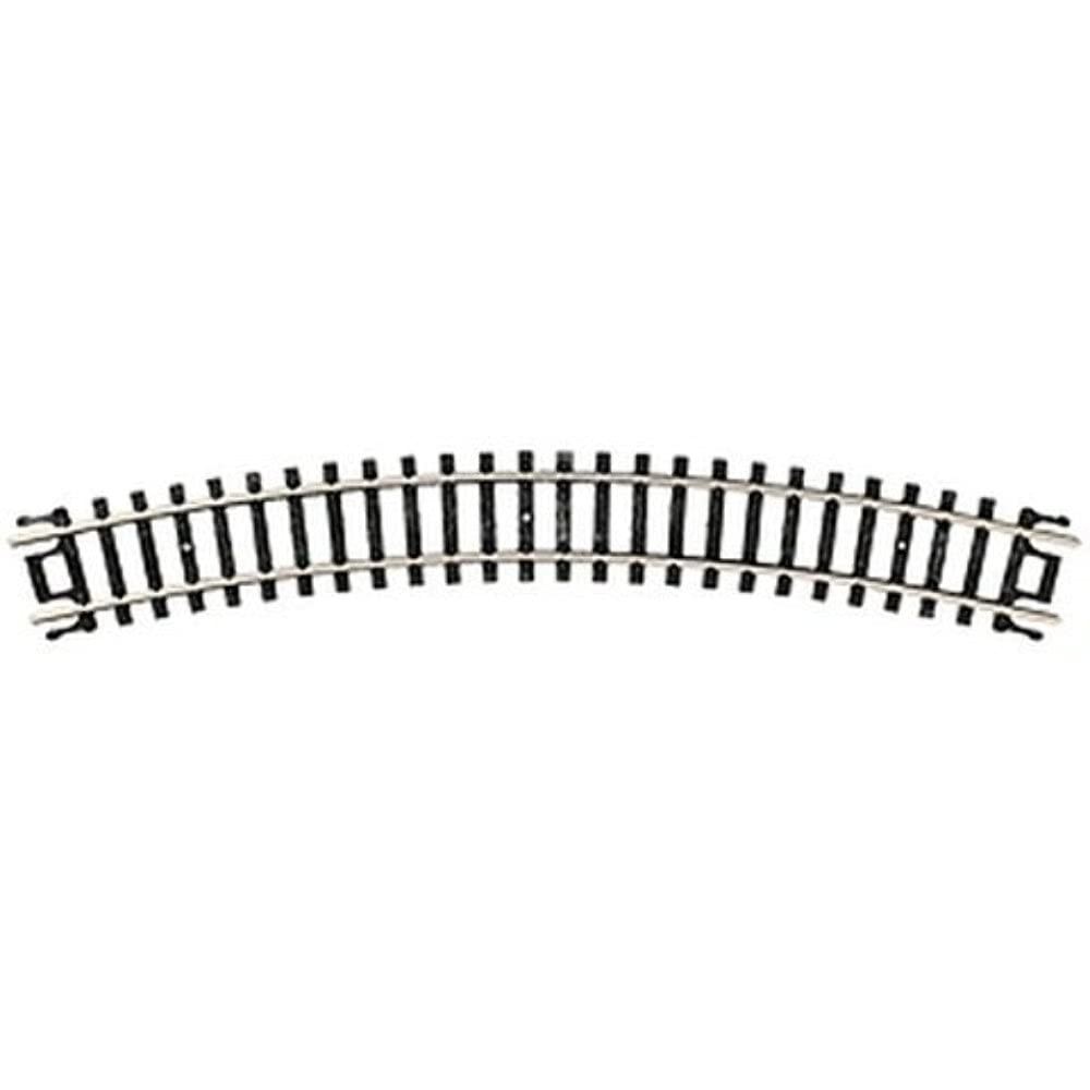 Atlas N Scale Code 80 9.75" Radius Curve 6-Pack Model Train Track 8, Grey