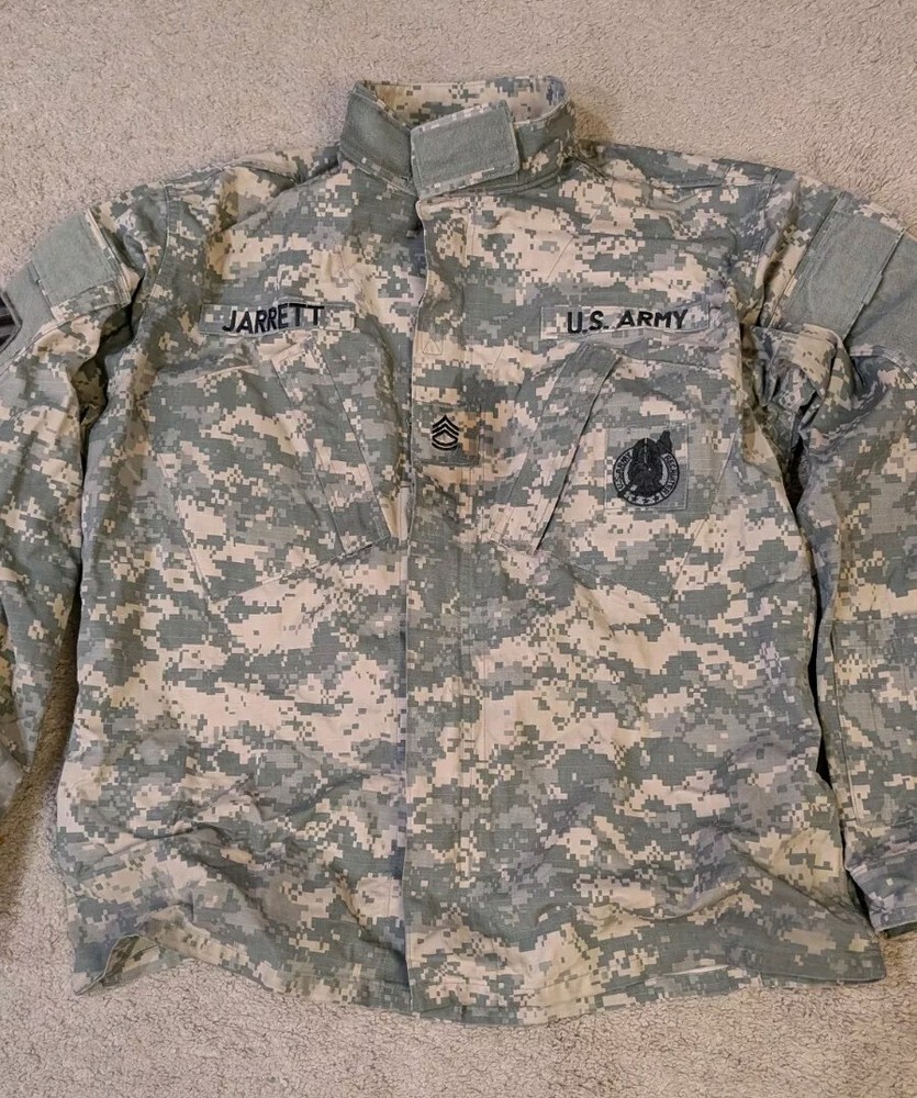 Authentic Army Combo Combat Jacket Size M And Cargo Pants Size L