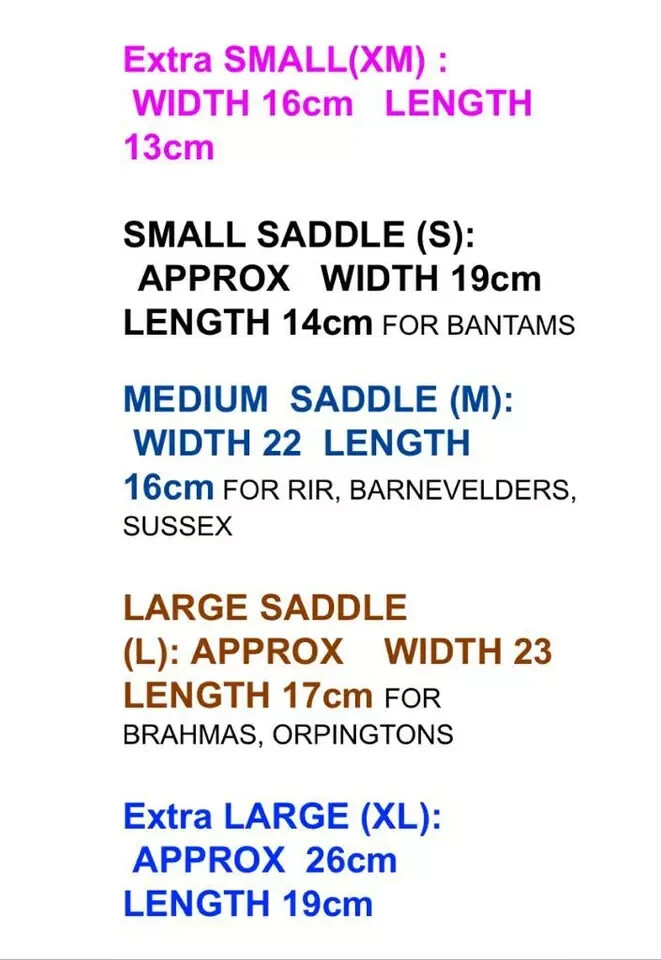 Elasticated Chicken Saddle Apron Hen Feather Protector Ducks Poultry | Egg Layer