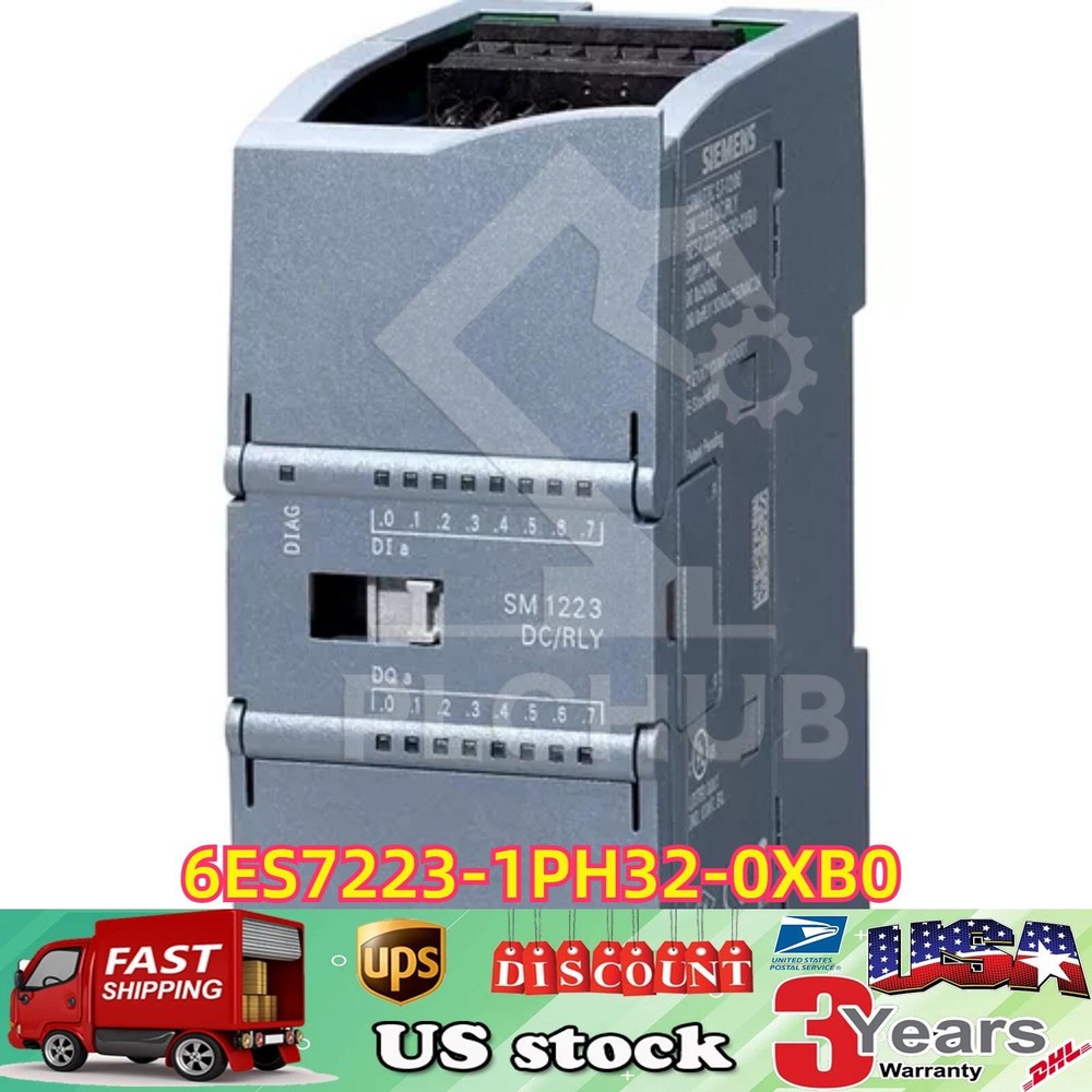 New Siemens 6ES7 223-1PH32-0XB0 S7-1200 Digital I/O SM 1223 6ES7223-1PH32-0XB0