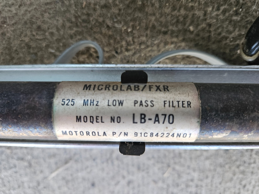 Microlab/FXR Motorola LB A70 525 MHz Low Pass Filter