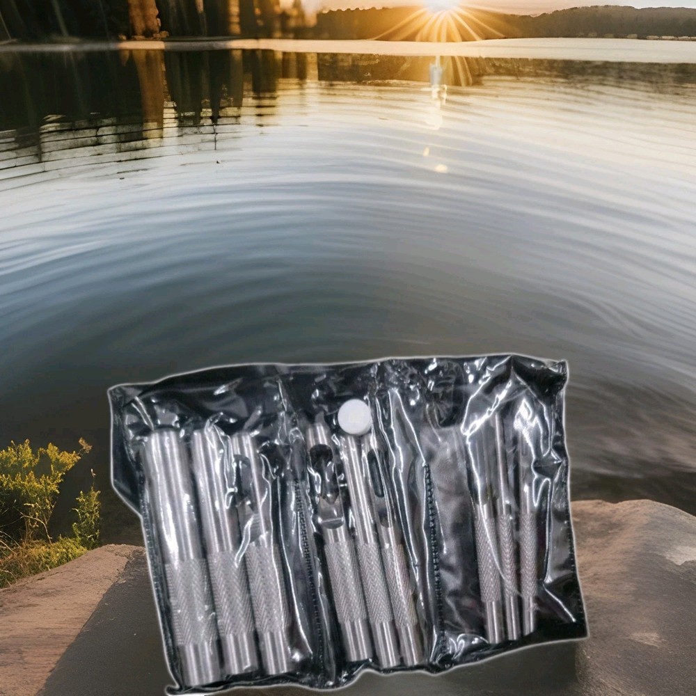 PITTSBURGH Hollow Punch Set, 9 Piece