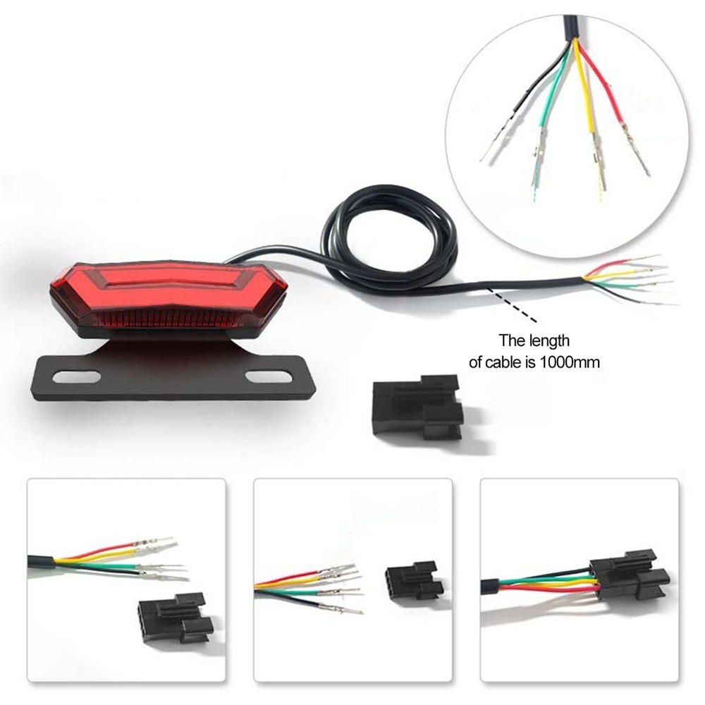 Efficiently Designed Ebike Tail Light for Enhanced For Night Visibility