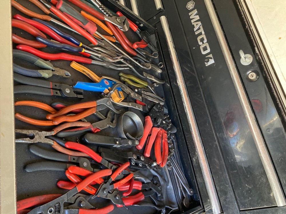 Matco M6 toolbox and tools