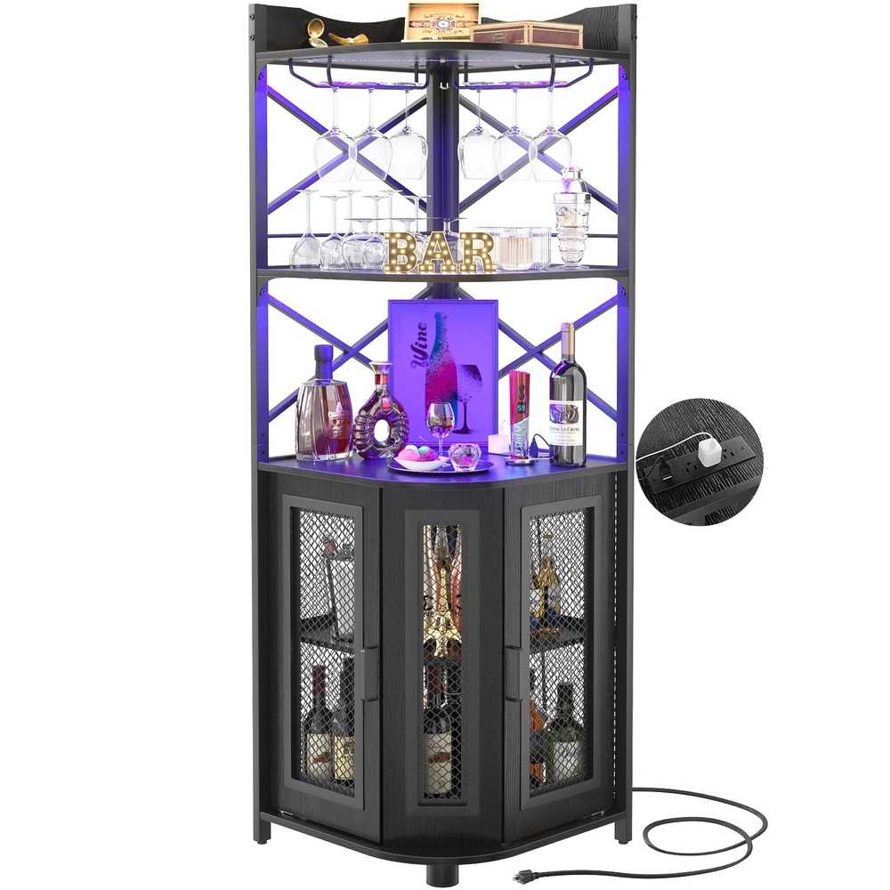 LED Corner Bar Unit Industrial Power Outlet