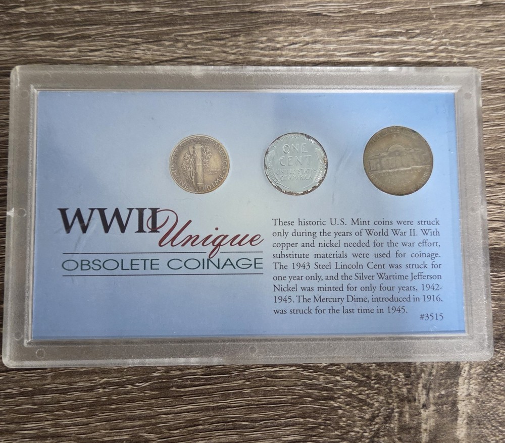 WW2 Unique Obsolete Coinage Silver